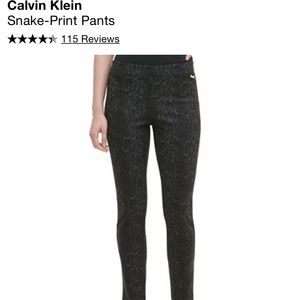 Calvin Klein Snake Leggings